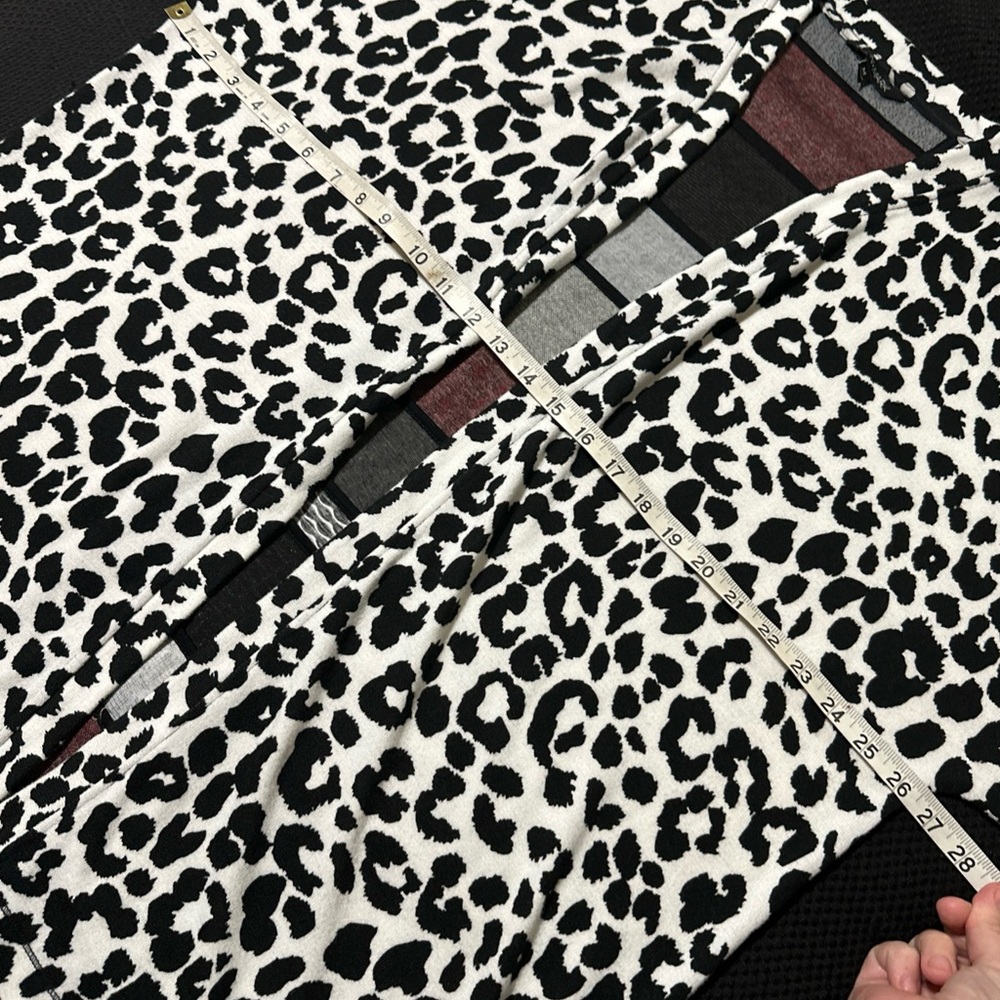 John Mark Women’s M Open Kimono Cardigan Animal Print Patchwork Embroidered Boho - Picture 11 of 12